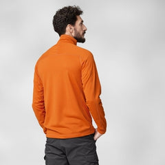 Abisko Lite Fleece Half Zip M - Sunset Orange