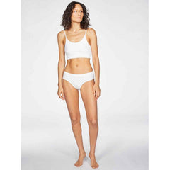Gots Organic Cotton Bikini Briefs - White
