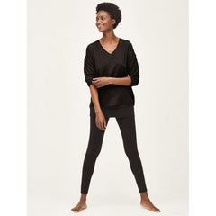 Naturally Soft Long Sleeve Seacell™ Top - Black